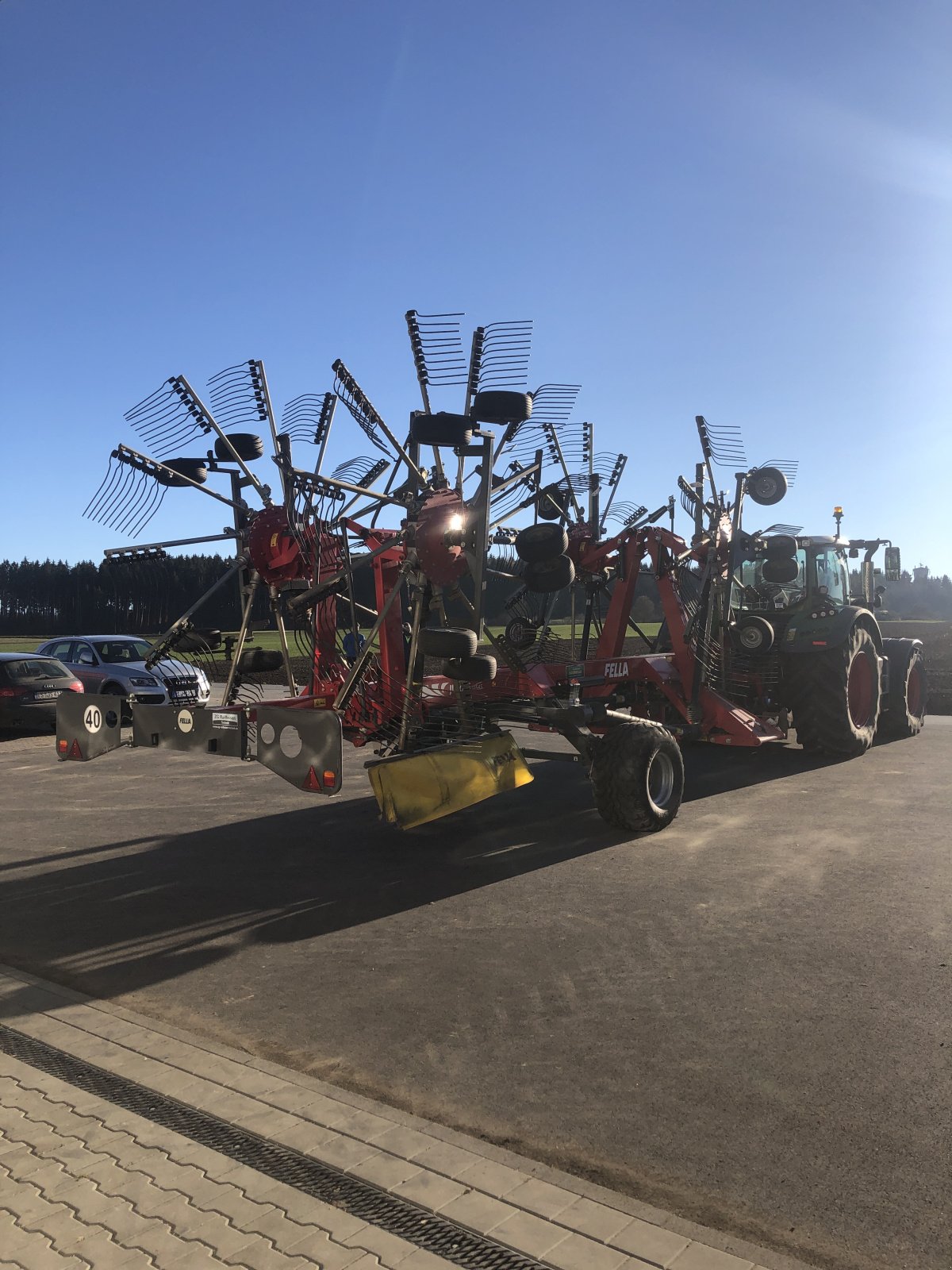 Schwader van het type Fella Juras 12545, Gebrauchtmaschine in Hüfingen (Foto 3)