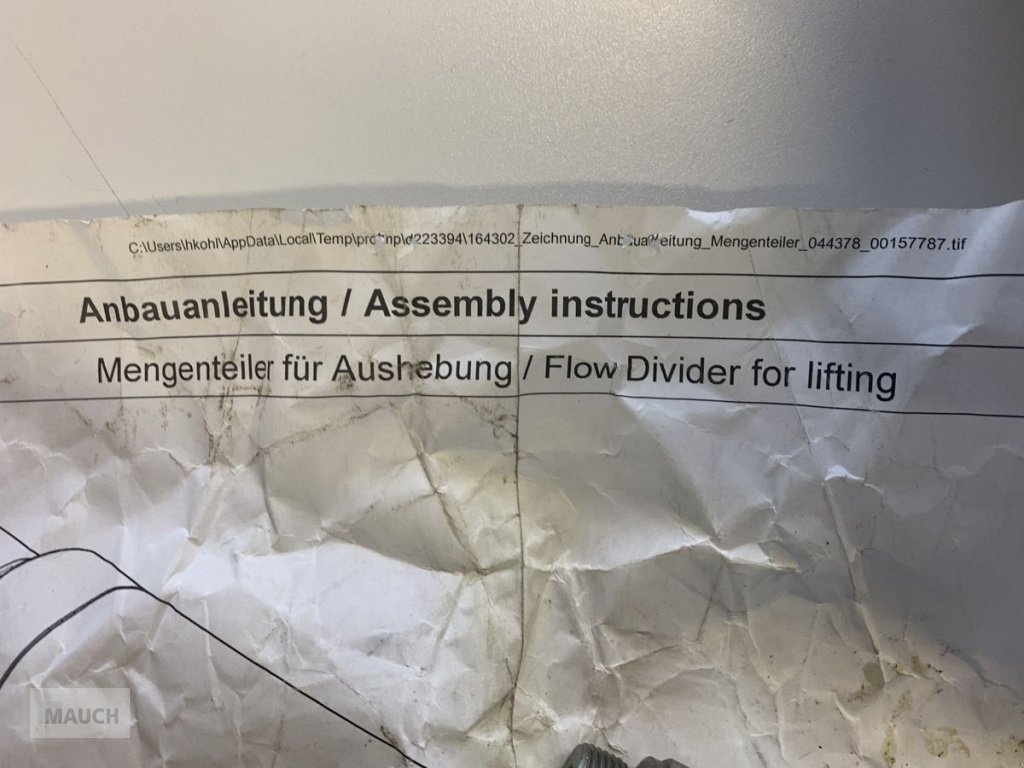 Schwader del tipo Fella Mengenteiler zu Fella od. Fendt Schwader, Gebrauchtmaschine en Eben (Imagen 8)