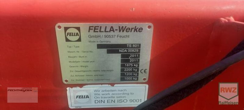 Schwader za tip Fella Schwader TS801, Gebrauchtmaschine u Rees (Slika 5)