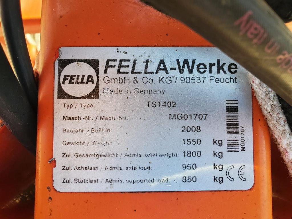 Schwader tipa Fella TS 1402, Gebrauchtmaschine u Montauban (Slika 5)