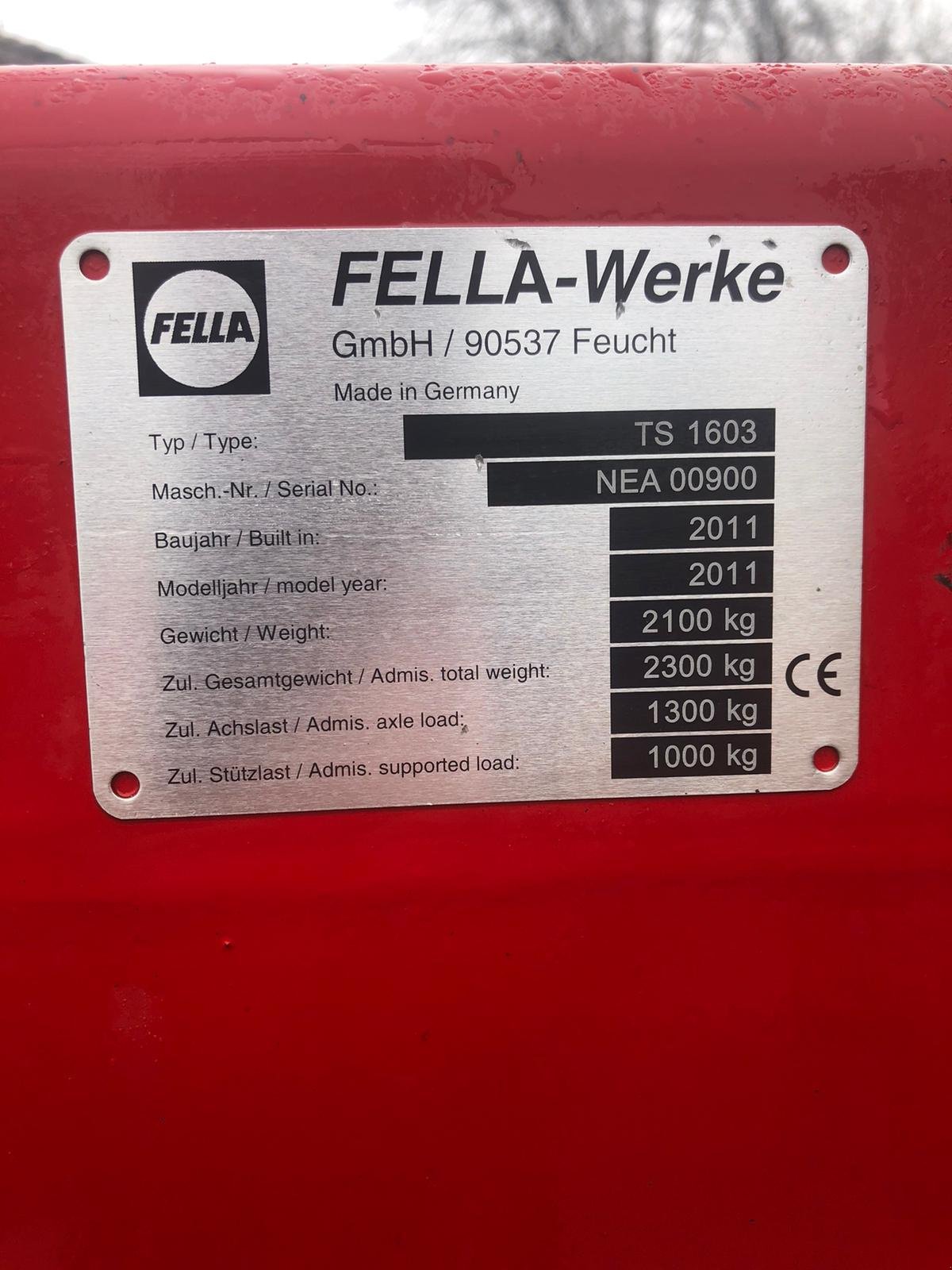 Schwader za tip Fella TS 1603, Gebrauchtmaschine u Dorfen (Slika 7)