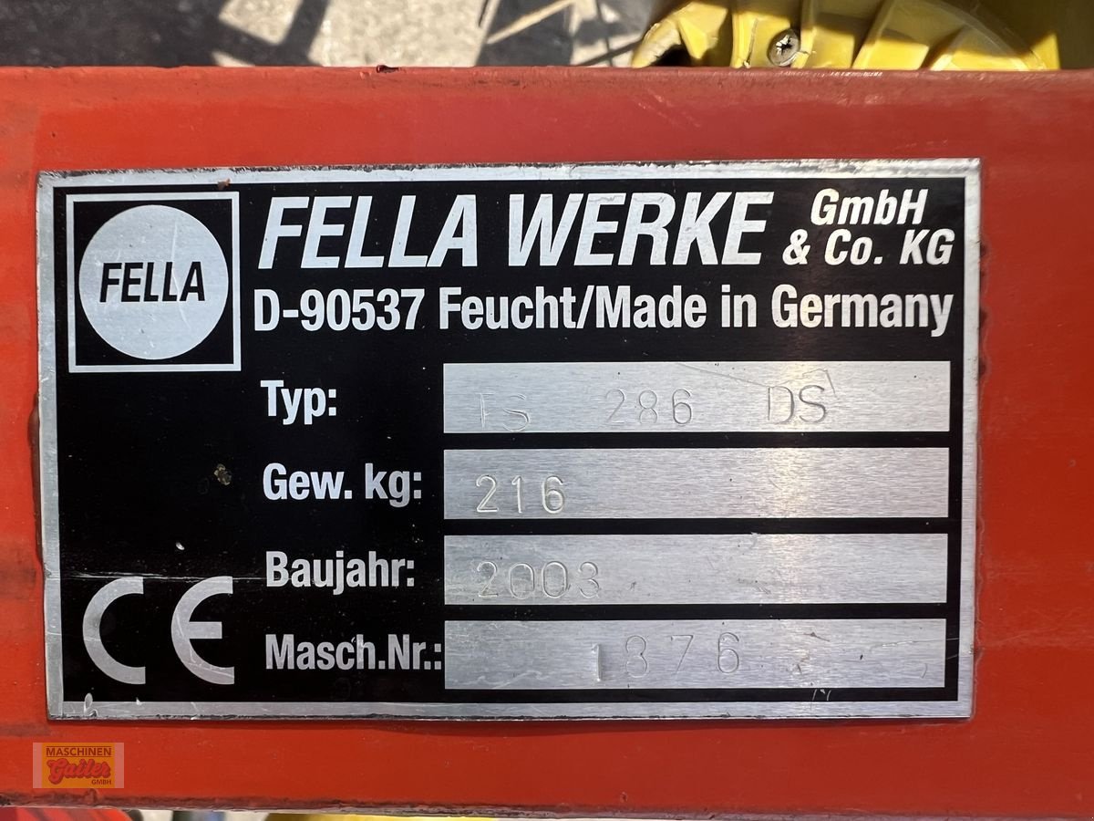 Schwader del tipo Fella TS 286 DS, Gebrauchtmaschine In Kötschach (Immagine 8)