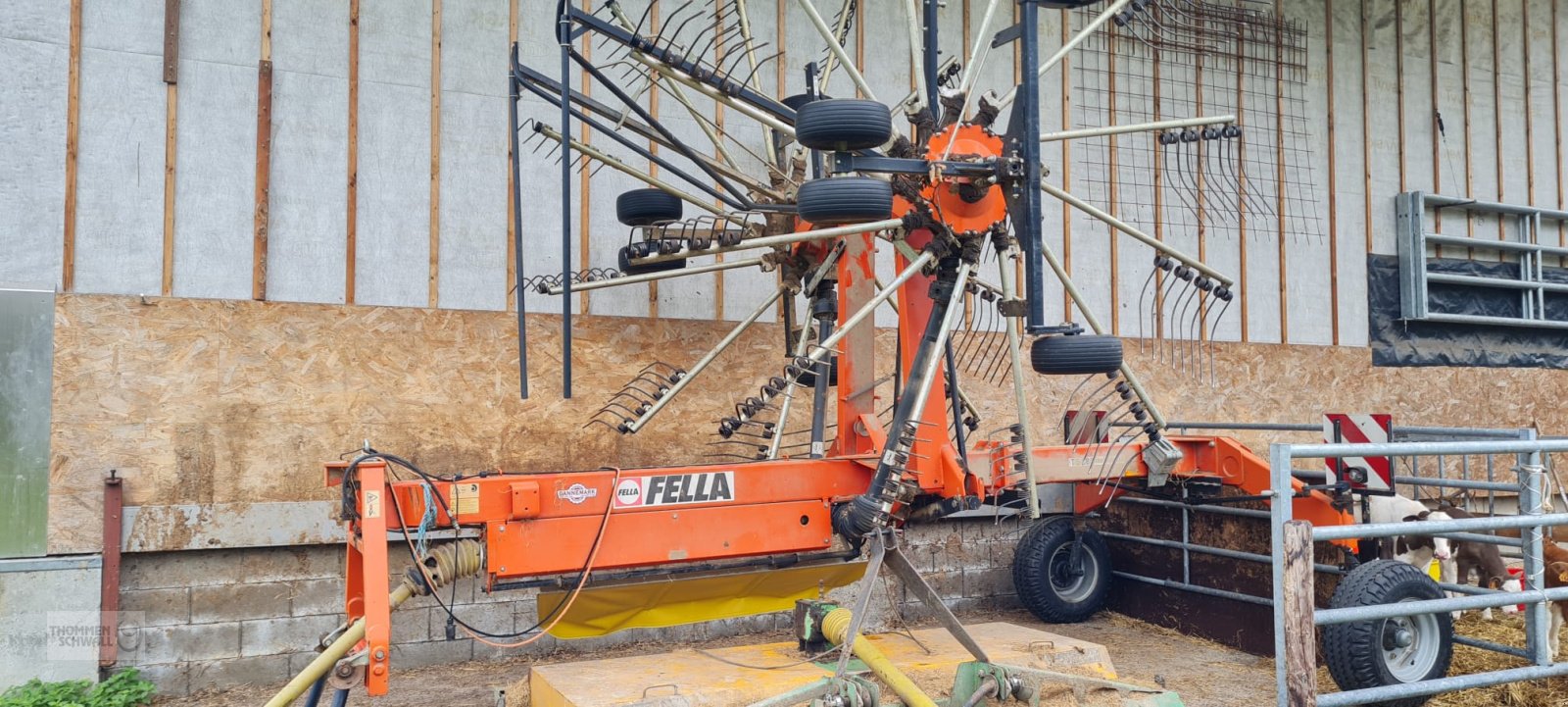 Schwader van het type Fella TS 880, Gebrauchtmaschine in Crombach/St.Vith (Foto 1)