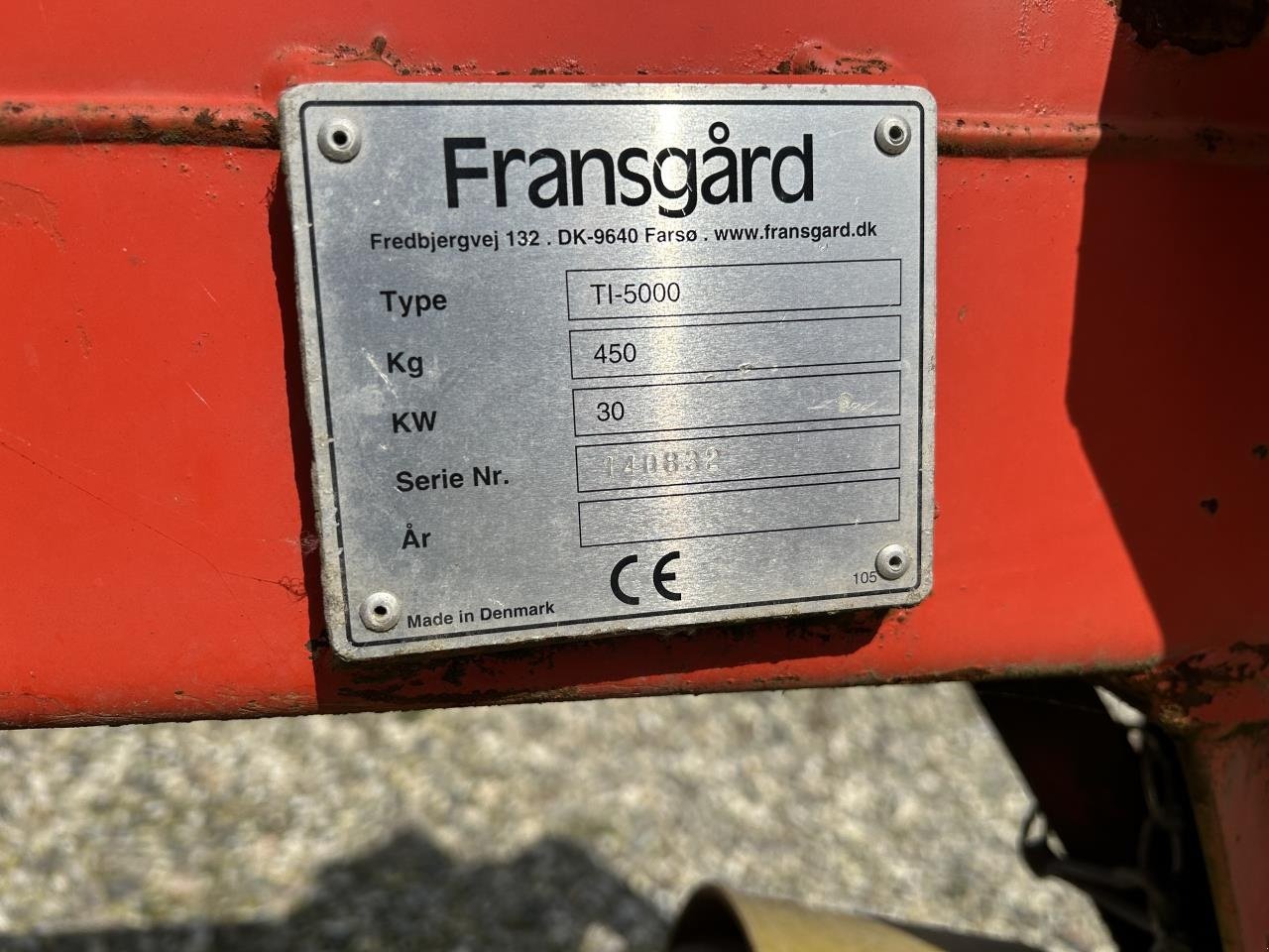 Schwader typu Fransgard TI5000, Gebrauchtmaschine v Thisted (Obrázek 6)