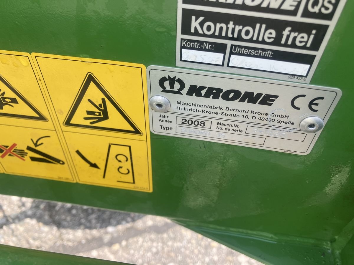 Schwader Türe ait Krone Swadro 35, Gebrauchtmaschine içinde Villach (resim 6)