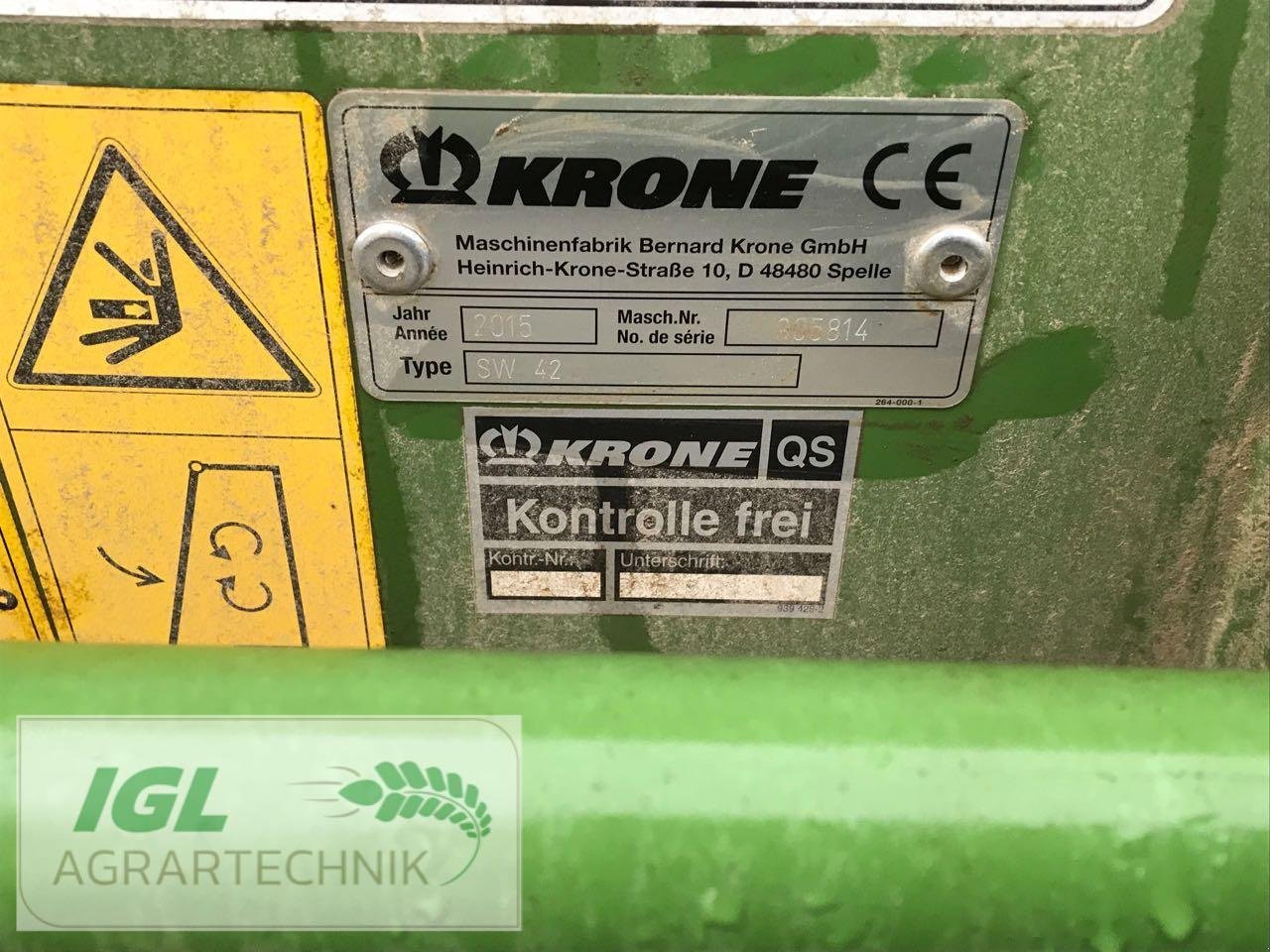 Schwader tip Krone Swadro 42, Gebrauchtmaschine in Nabburg (Poză 6)