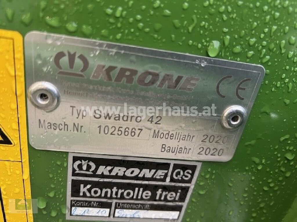 Schwader от тип Krone SWADRO 42, Gebrauchtmaschine в Klagenfurt (Снимка 3)