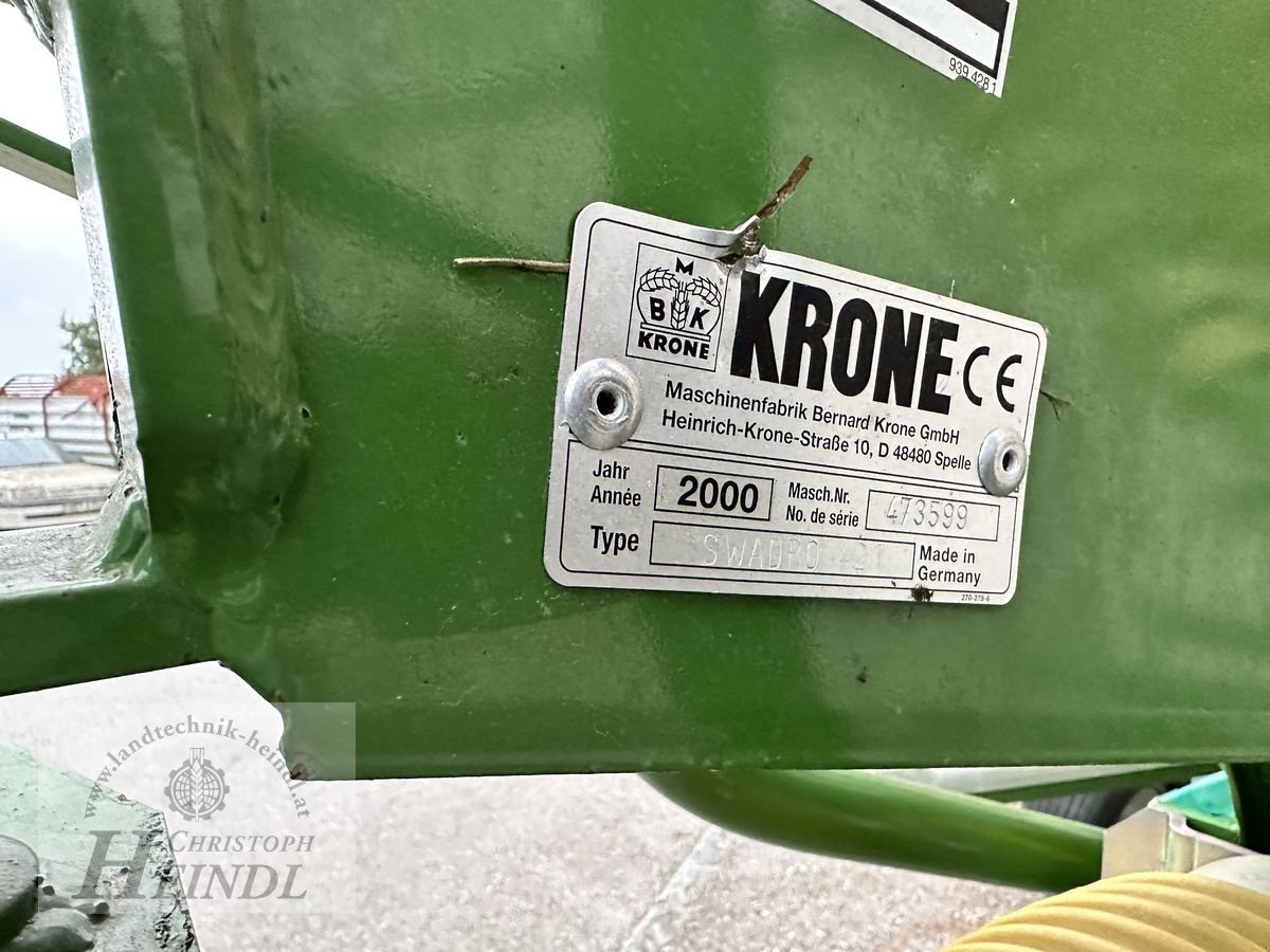 Schwader типа Krone SWADRO 421, Gebrauchtmaschine в Stephanshart (Фотография 7)