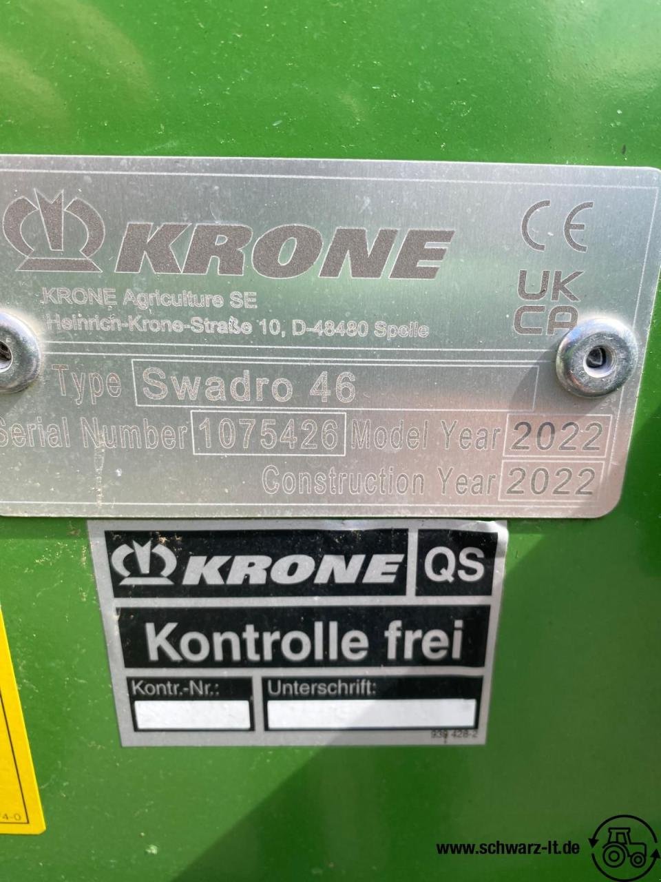 Schwader del tipo Krone Swadro 46, Gebrauchtmaschine en Aspach (Imagen 6)