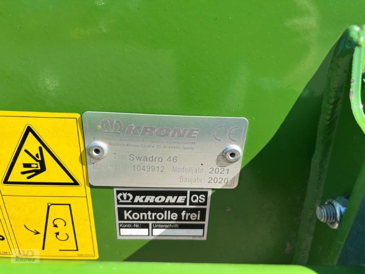 Schwader za tip Krone Swadro 46, Gebrauchtmaschine u Spelle (Slika 5)