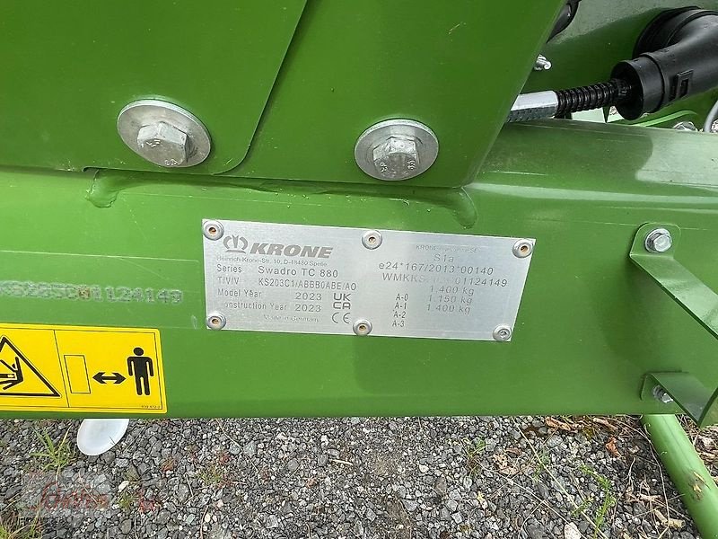 Schwader del tipo Krone Swadro 880, Gebrauchtmaschine en Runkel-Ennerich (Imagen 4)