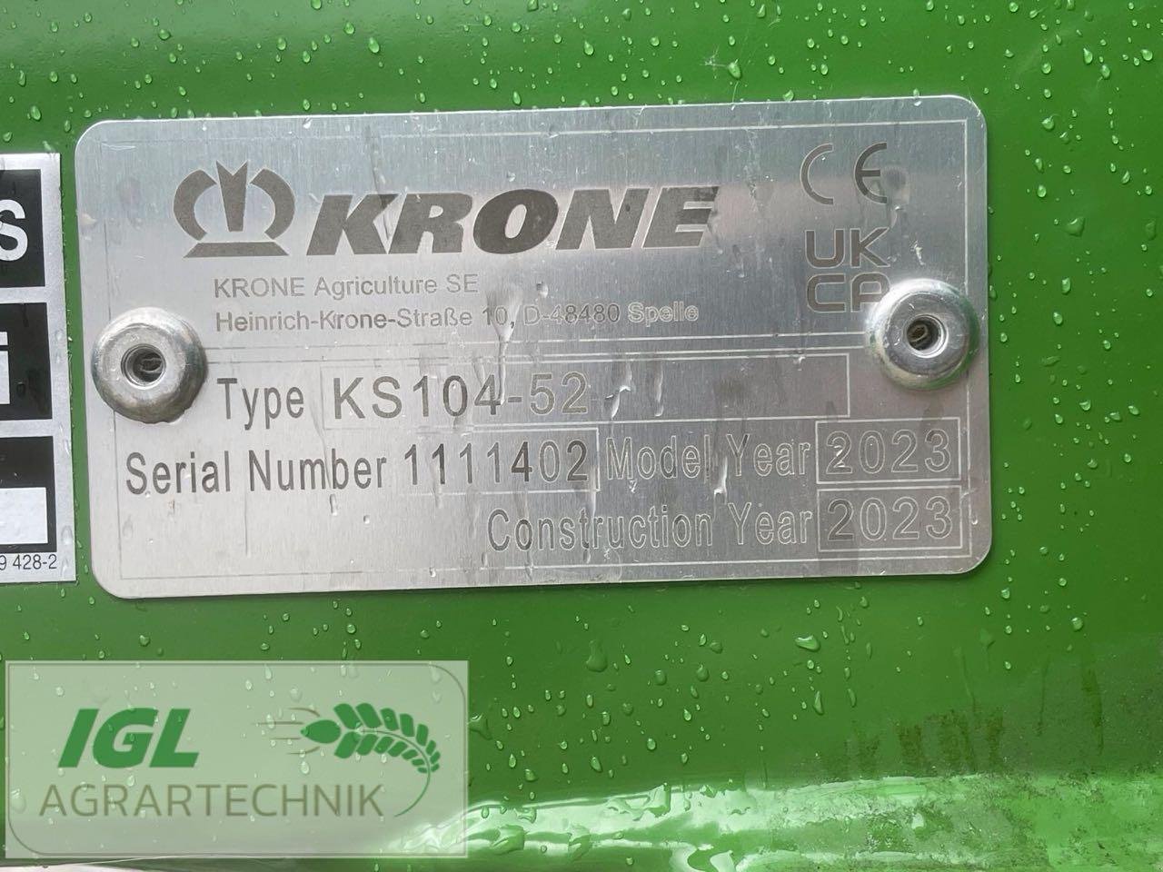 Schwader tipa Krone Swadro S 380 Highland (KS104-52), Neumaschine u Nabburg (Slika 8)