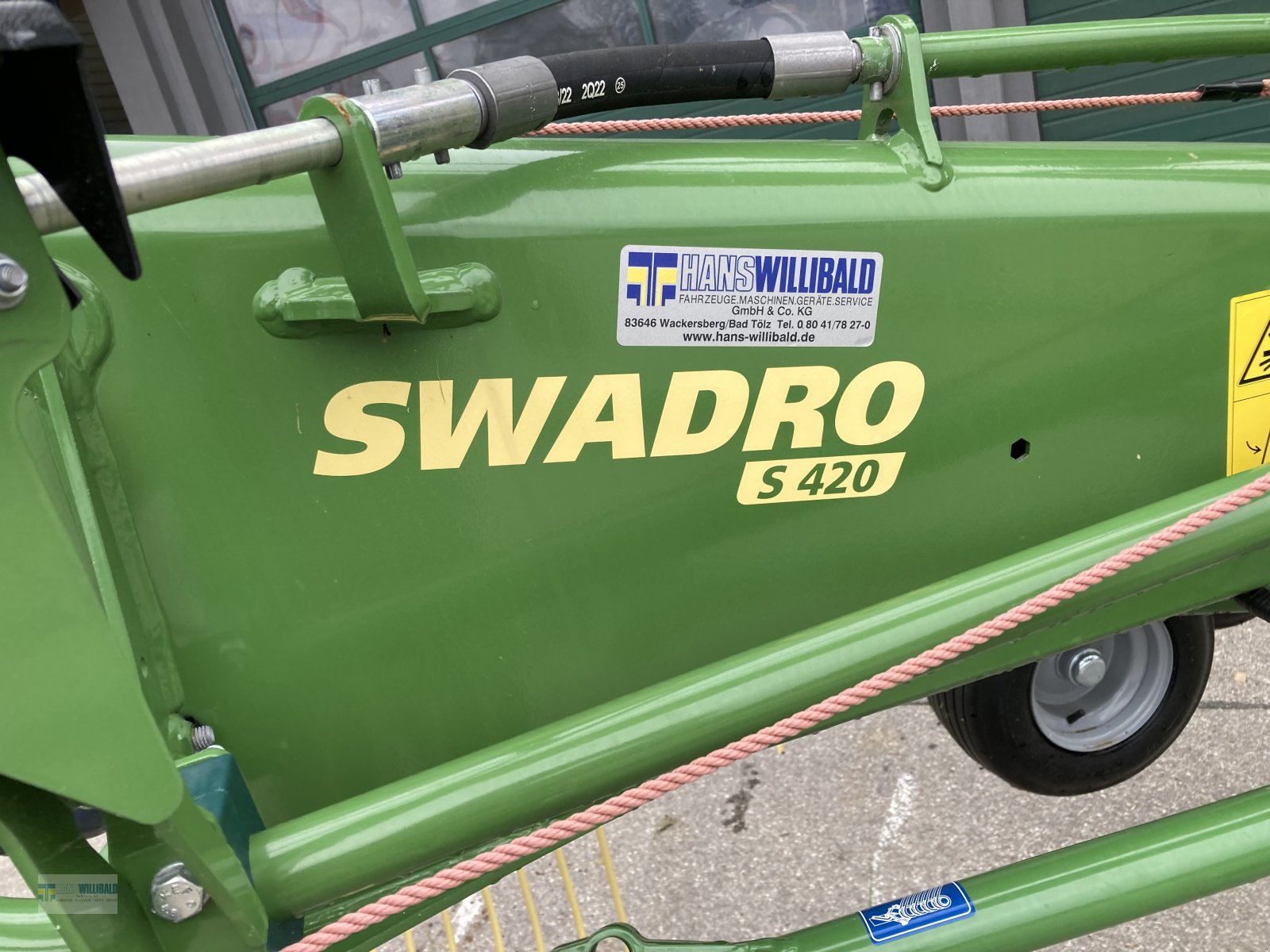 Schwader του τύπου Krone Swadro S 420, Neumaschine σε Wackersberg (Φωτογραφία 2)