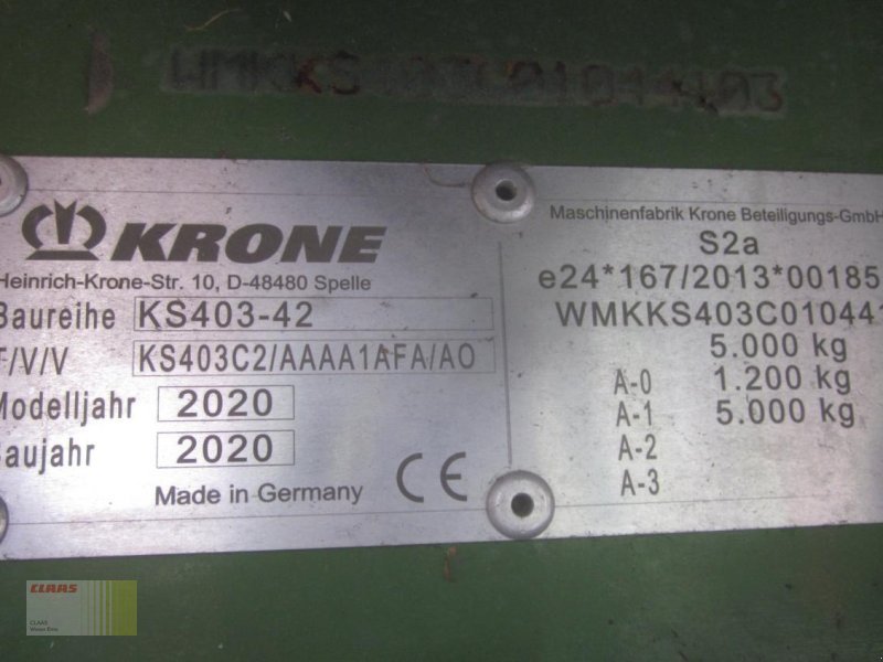 Schwader του τύπου Krone SWADRO TC 1370, Gebrauchtmaschine σε Westerstede (Φωτογραφία 10)