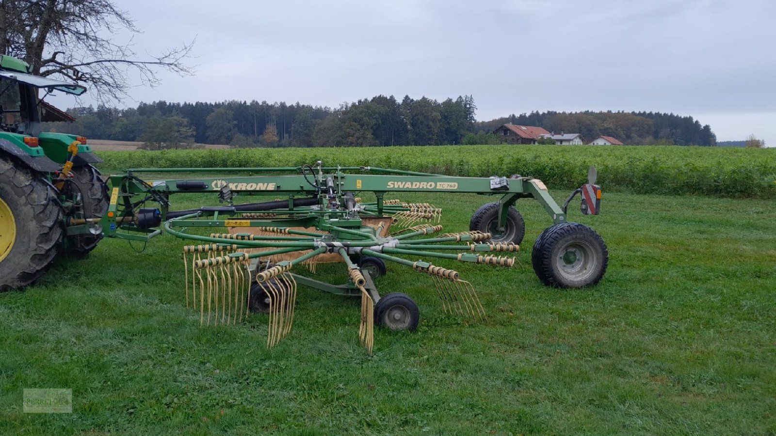 Schwader Türe ait Krone Swadro  TC 760  Mietrückläufer, Gebrauchtmaschine içinde Neubeuern (resim 3)