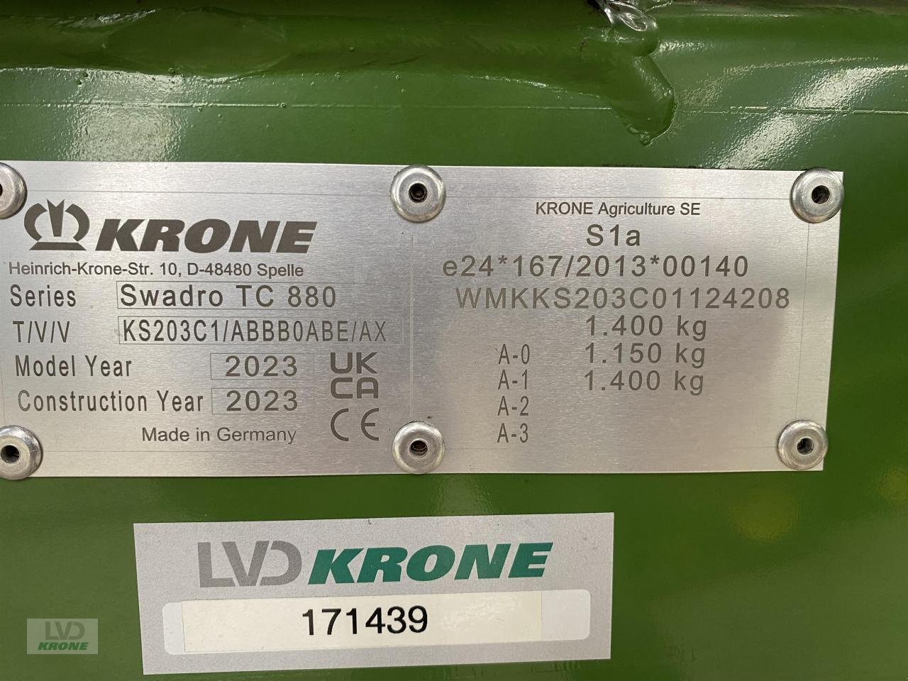 Schwader του τύπου Krone Swadro TC 880 Plus, Gebrauchtmaschine σε Spelle (Φωτογραφία 7)