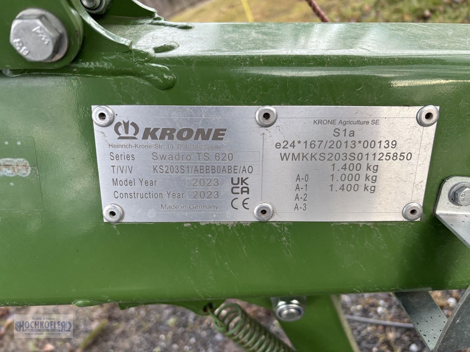 Schwader Türe ait Krone Swadro TS 620, Vorführmaschine içinde Wies (resim 7)