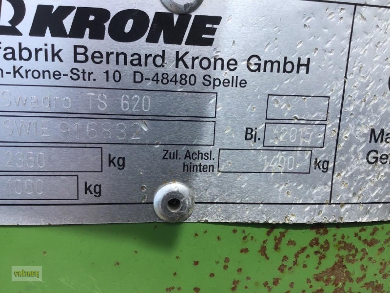 Schwader a típus Krone SWADRO TS 620, Gebrauchtmaschine ekkor: Büchlberg (Kép 6)