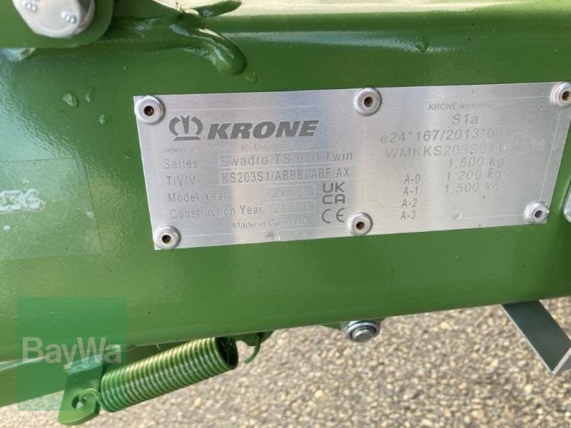 Schwader tip Krone SWADRO TS 680 TWIN, Gebrauchtmaschine in Rinchnach (Poză 6)