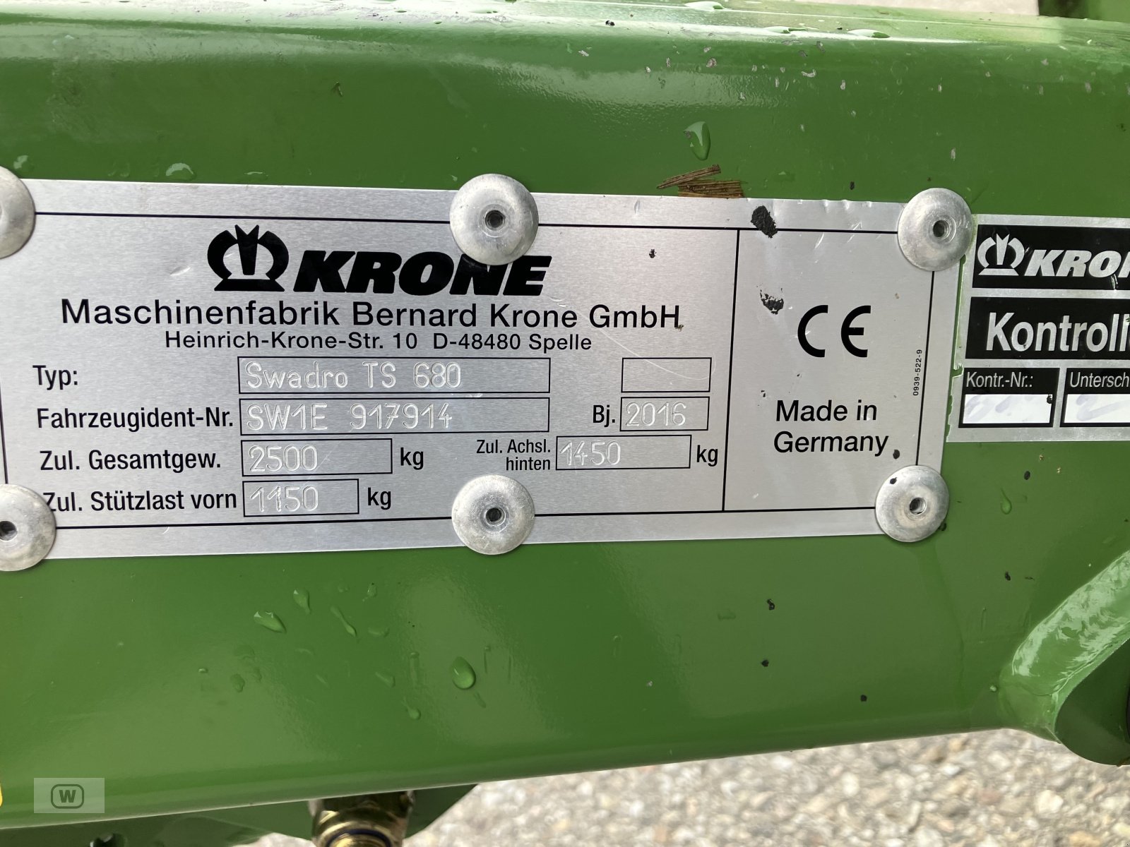 Schwader del tipo Krone Swadro TS 680, Gebrauchtmaschine en Zell an der Pram (Imagen 31)