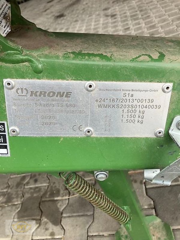 Schwader typu Krone Swadro TS 680, Gebrauchtmaschine v Waldkappel (Obrázek 2)