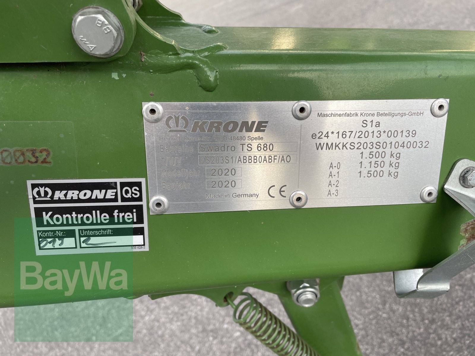 Schwader tipa Krone Swadro TS 680, Gebrauchtmaschine u Bamberg (Slika 16)