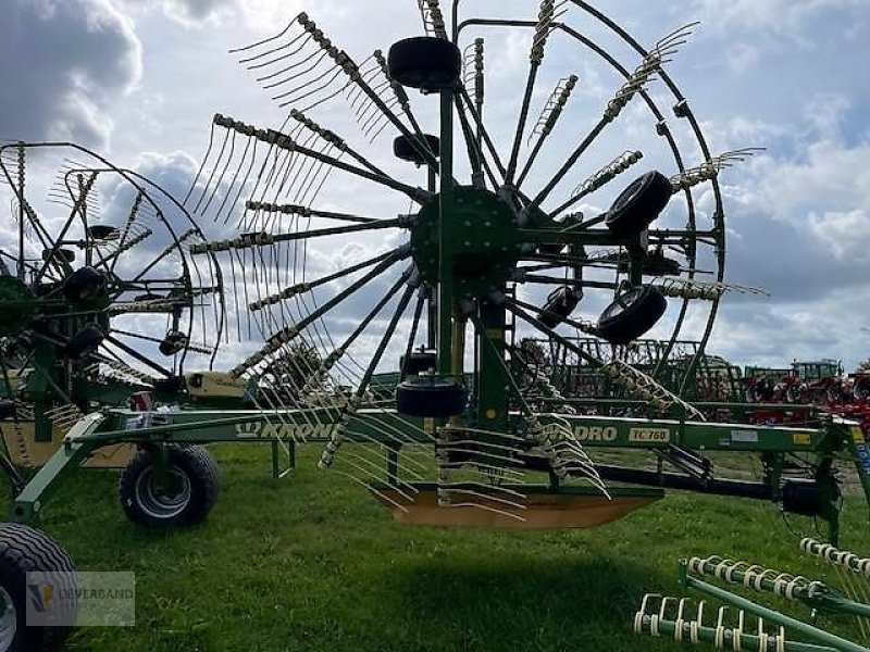 Schwader of the type Krone TC 760, Neumaschine in Fischbach/Clervaux (Picture 2)