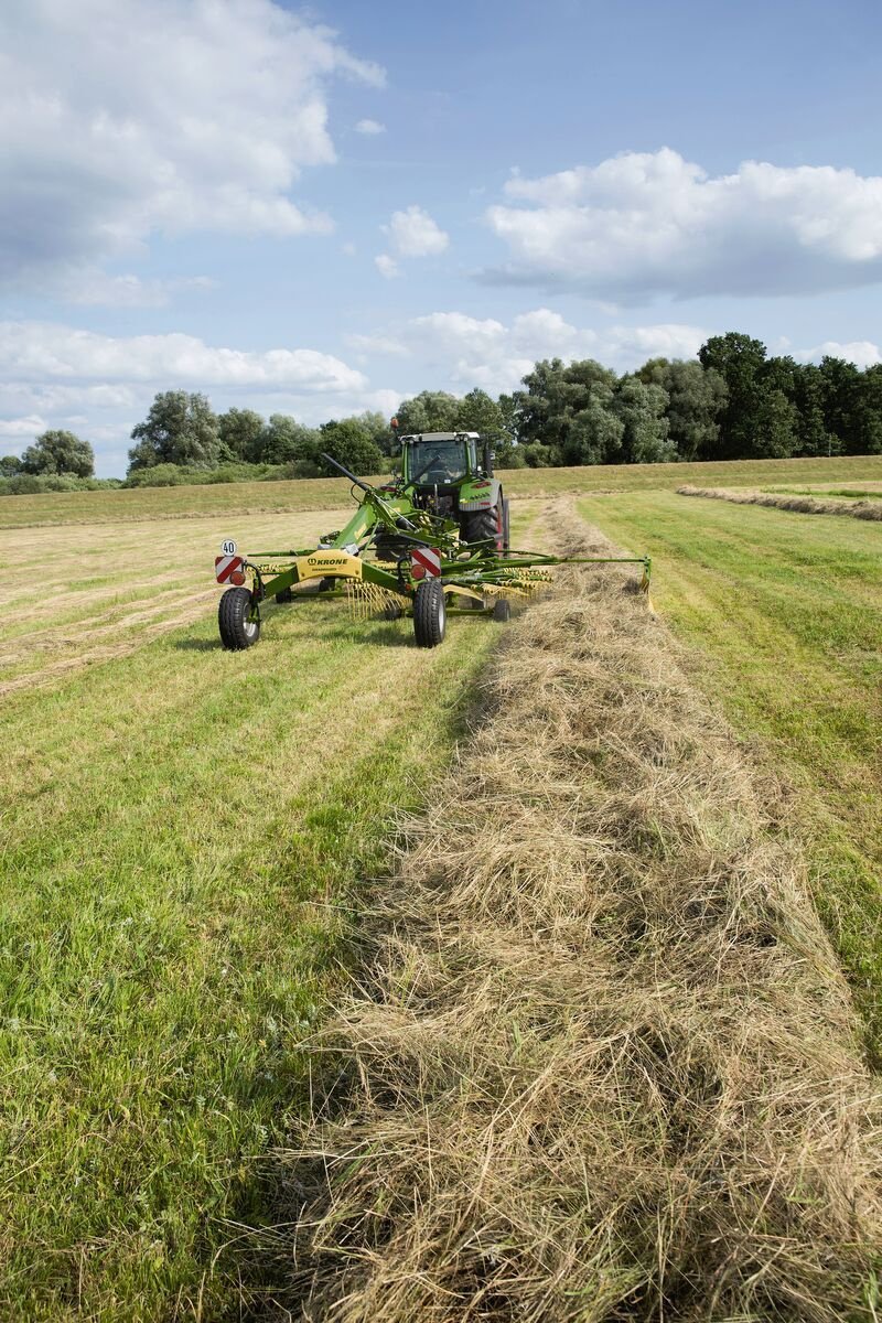 Schwader des Typs Krone vier harkelementen en Zijaflegharken, Neumaschine in Goudriaan (Bild 3)