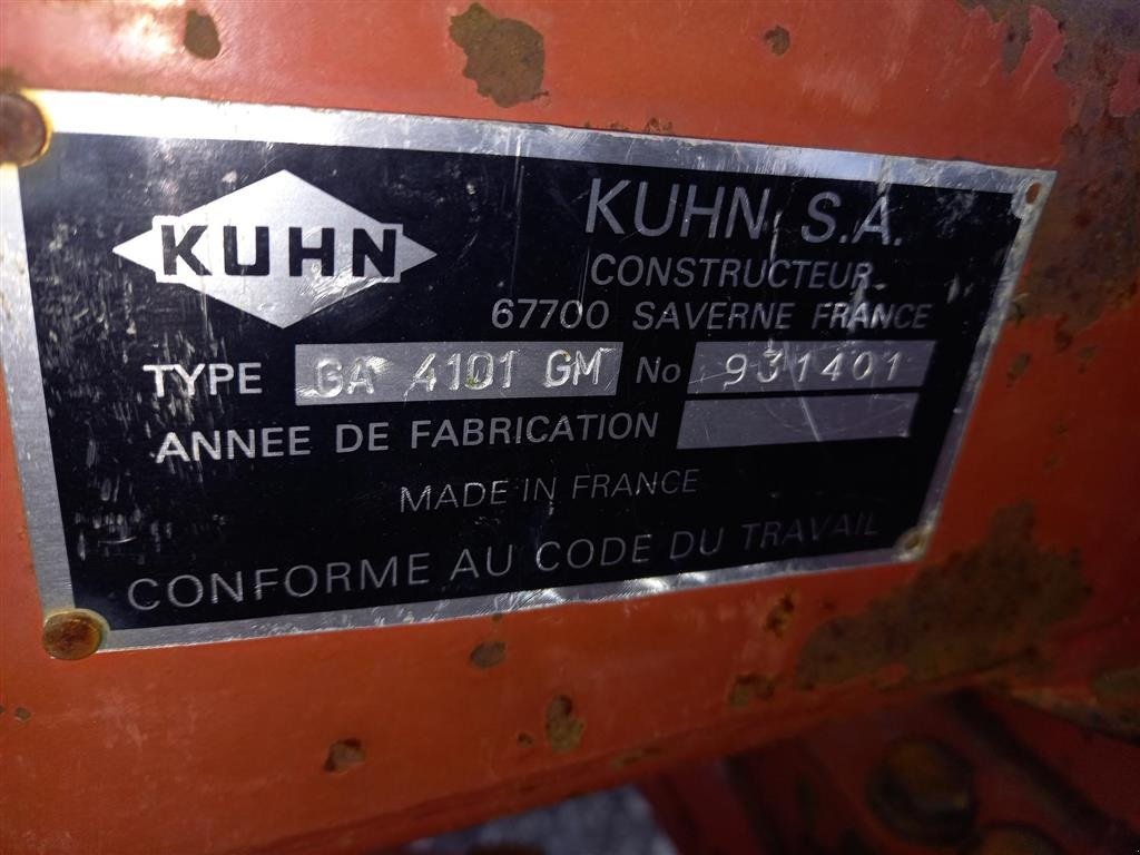 Schwader tip Kuhn GA 4101 GM, Gebrauchtmaschine in Roskilde (Poză 5)