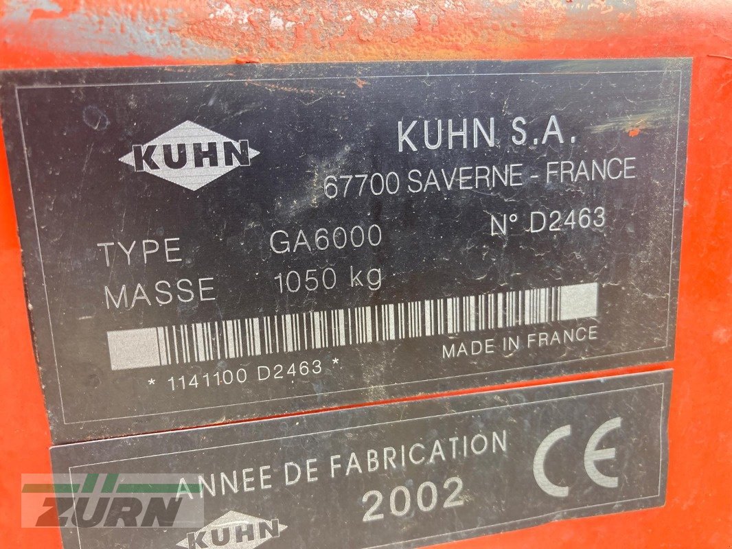 Schwader типа Kuhn GA 6000, Gebrauchtmaschine в Inneringen (Фотография 13)