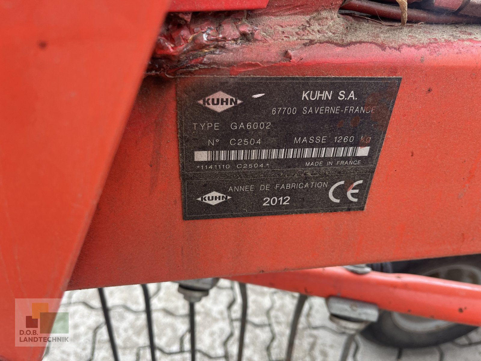 Schwader tip Kuhn GA 6002, Gebrauchtmaschine in Langweid am Lech (Poză 8)