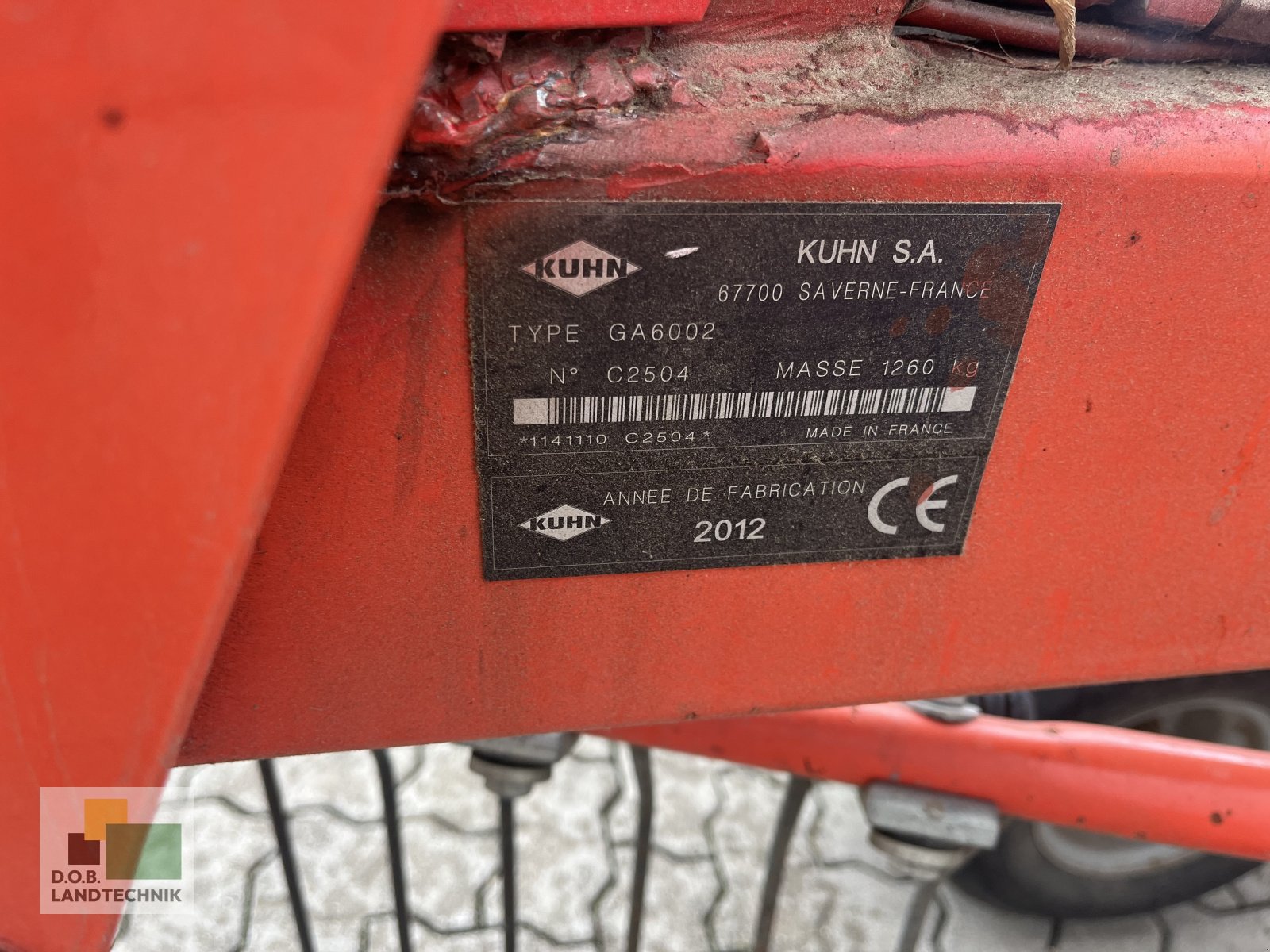 Schwader za tip Kuhn GA 6002, Gebrauchtmaschine u Langweid am Lech (Slika 8)