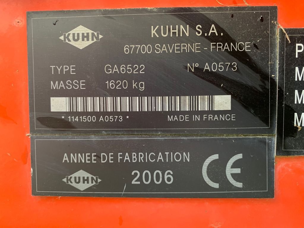 Schwader za tip Kuhn GA 6522 LATERAL, Gebrauchtmaschine u SAINT GAUDENS (Slika 8)