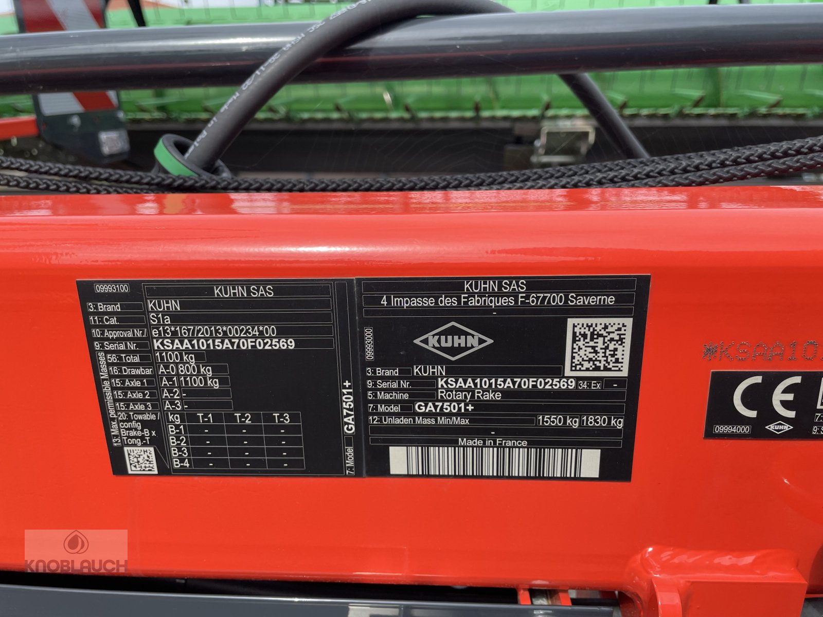 Schwader za tip Kuhn GA 7501+, Neumaschine u Ringsheim (Slika 4)