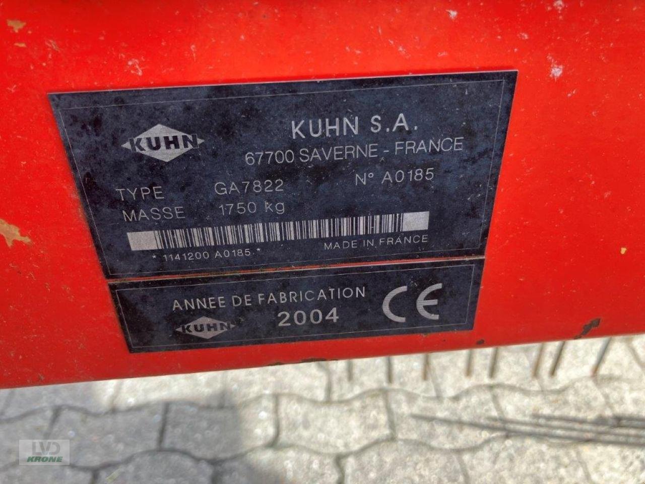 Schwader tip Kuhn GA 7822, Gebrauchtmaschine in Spelle (Poză 8)