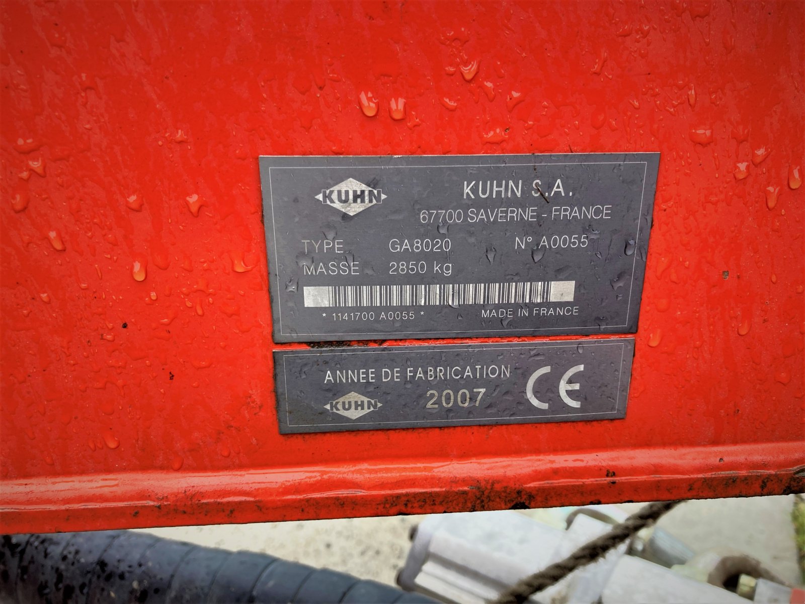 Schwader des Typs Kuhn GA 8020, Gebrauchtmaschine in Murnau (Bild 10)