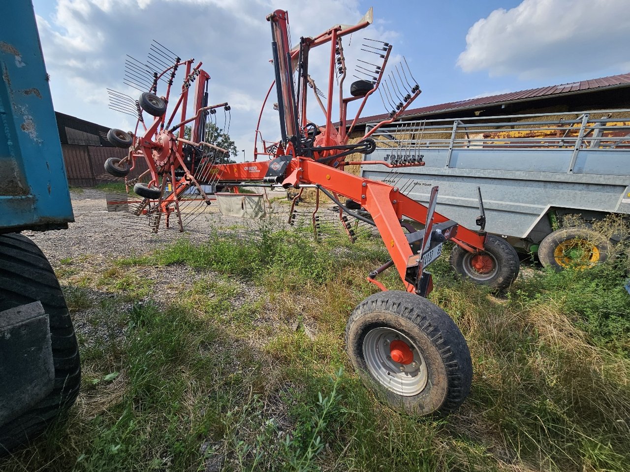 Schwader Türe ait Kuhn Ga 8030, Gebrauchtmaschine içinde MANDRES-SUR-VAIR (resim 8)