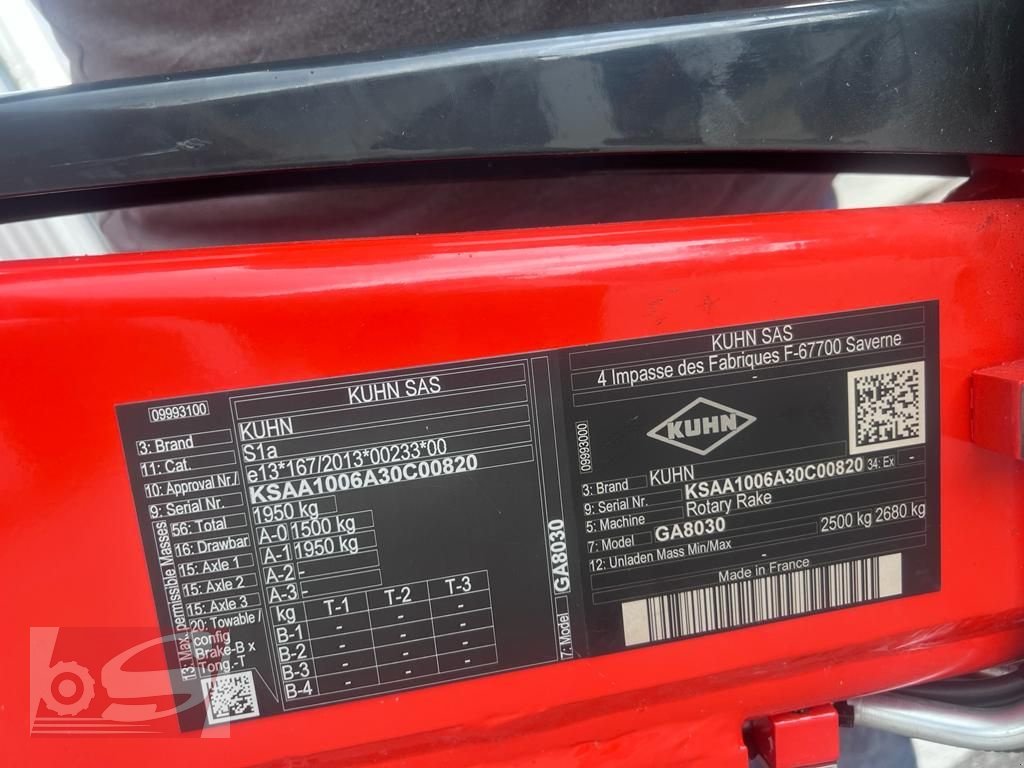 Schwader za tip Kuhn GA 8030, Neumaschine u Offenhausen (Slika 12)