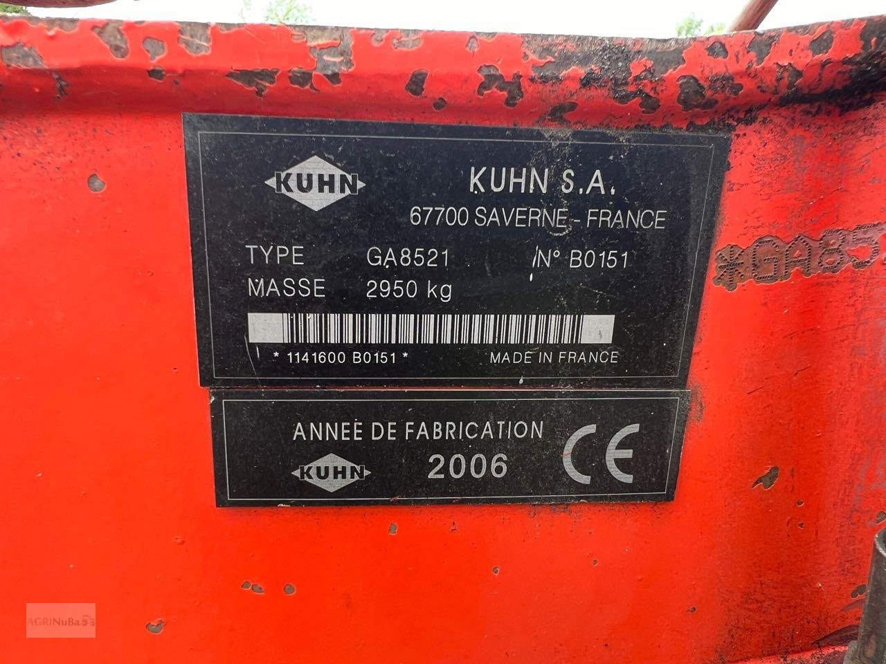 Schwader tip Kuhn GA 8521, Gebrauchtmaschine in Prenzlau (Poză 15)