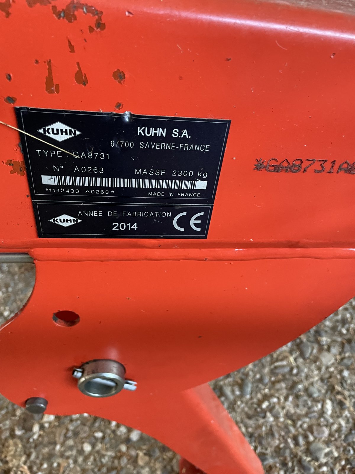 Schwader tip Kuhn GA 8731, Gebrauchtmaschine in Niederdreis (Poză 2)