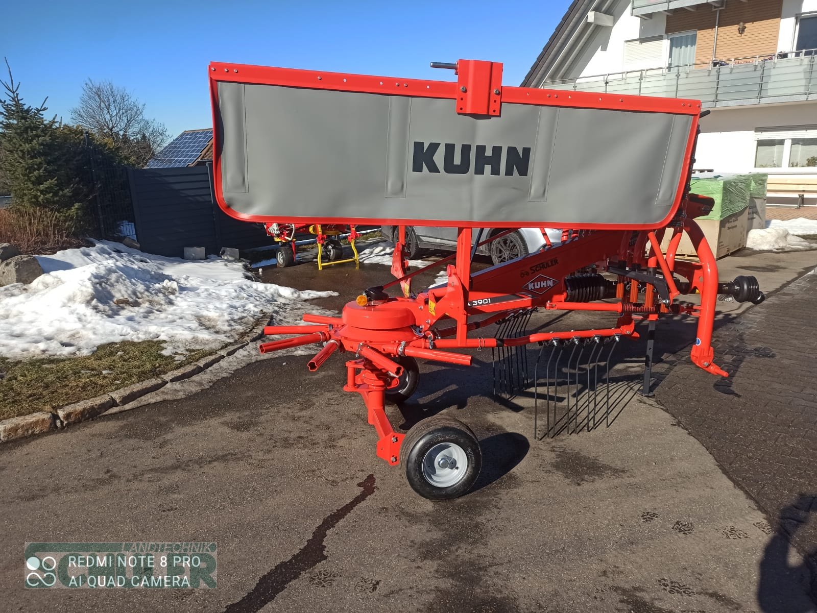 Schwader van het type Kuhn GA3901 GM, Neumaschine in St. Märgen (Foto 3)