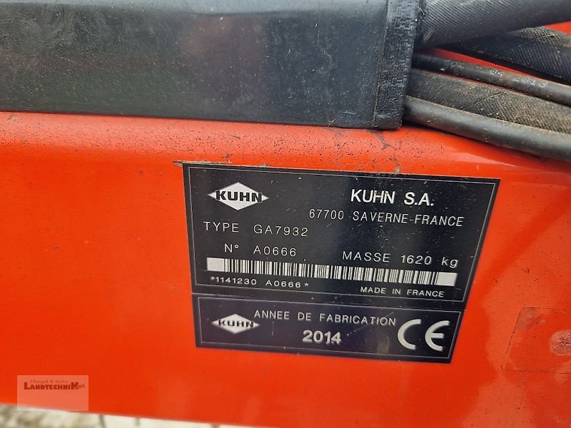 Schwader tip Kuhn GA7932, Gebrauchtmaschine in Lütjenwestedt (Poză 4)