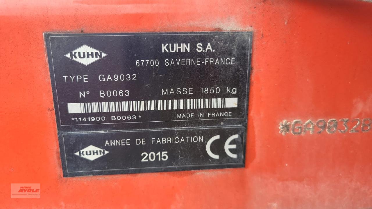 Schwader a típus Kuhn GA9032, Gebrauchtmaschine ekkor: Steinheim (Kép 7)