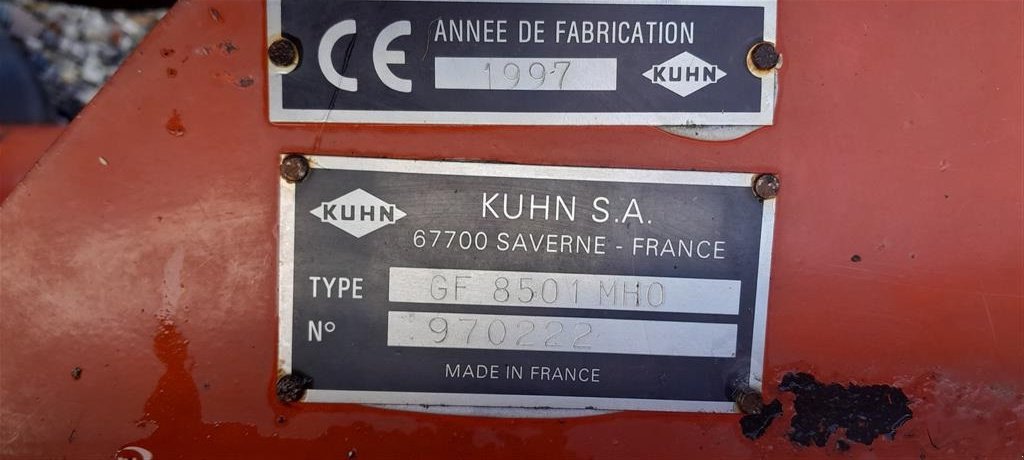 Schwader tip Kuhn GF 8501 MH, Gebrauchtmaschine in Møldrup (Poză 5)