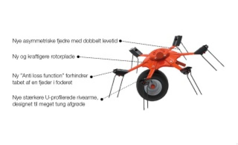 Schwader Türe ait Kuhn GF10803, Gebrauchtmaschine içinde Løgstør (resim 2)