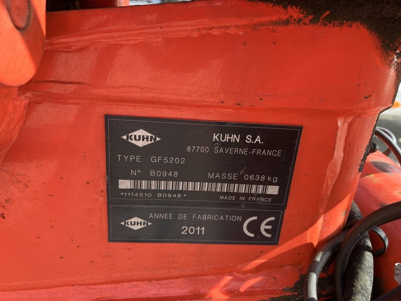 Schwader tip Kuhn GF5202 SPREDER, Gebrauchtmaschine in Brønderslev (Poză 6)