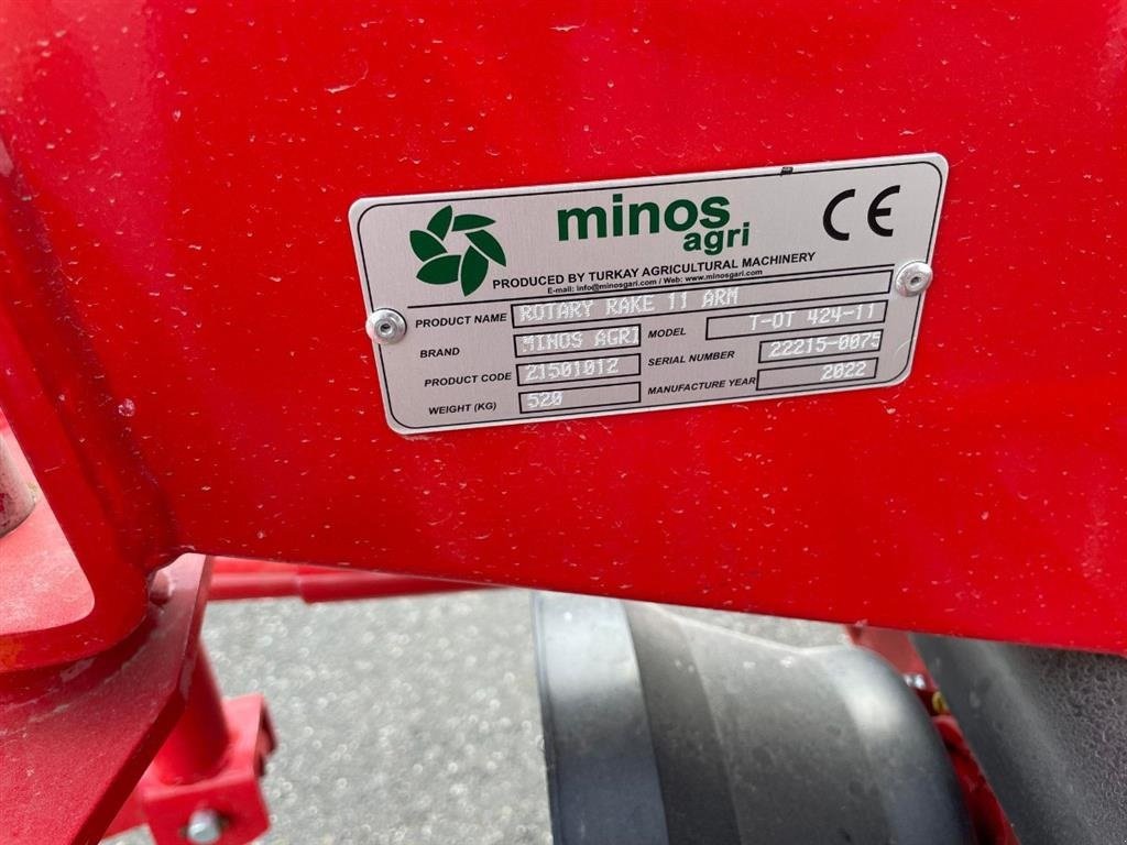 Schwader του τύπου Minos Agri T-424  Arbejdsbredde 410 cm, Gebrauchtmaschine σε Dronninglund (Φωτογραφία 5)