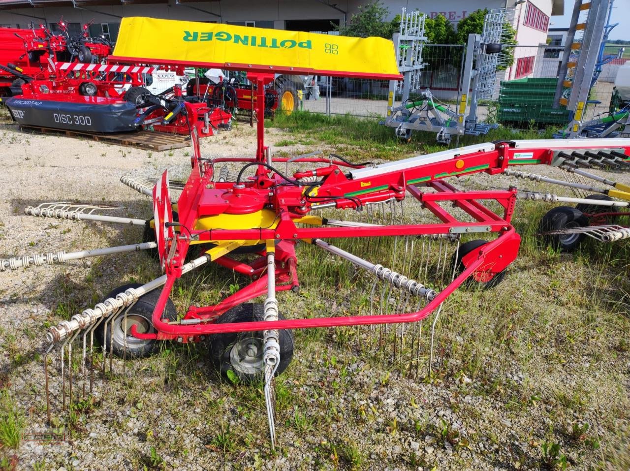 Schwader typu Pöttinger EuroTop 601 Multitast, Gebrauchtmaschine w Luizhausen-Lonsee (Zdjęcie 7)