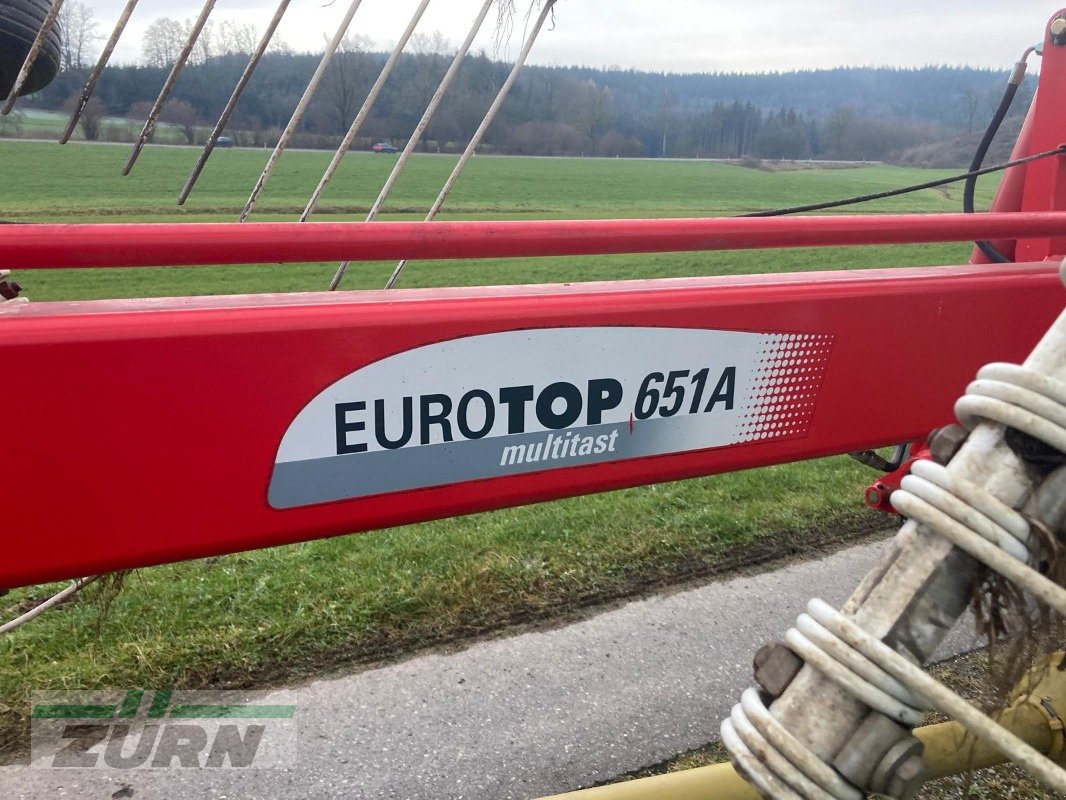 Schwader del tipo Pöttinger Eurotop 651A multitast, Gebrauchtmaschine en Oberessendorf (Imagen 4)