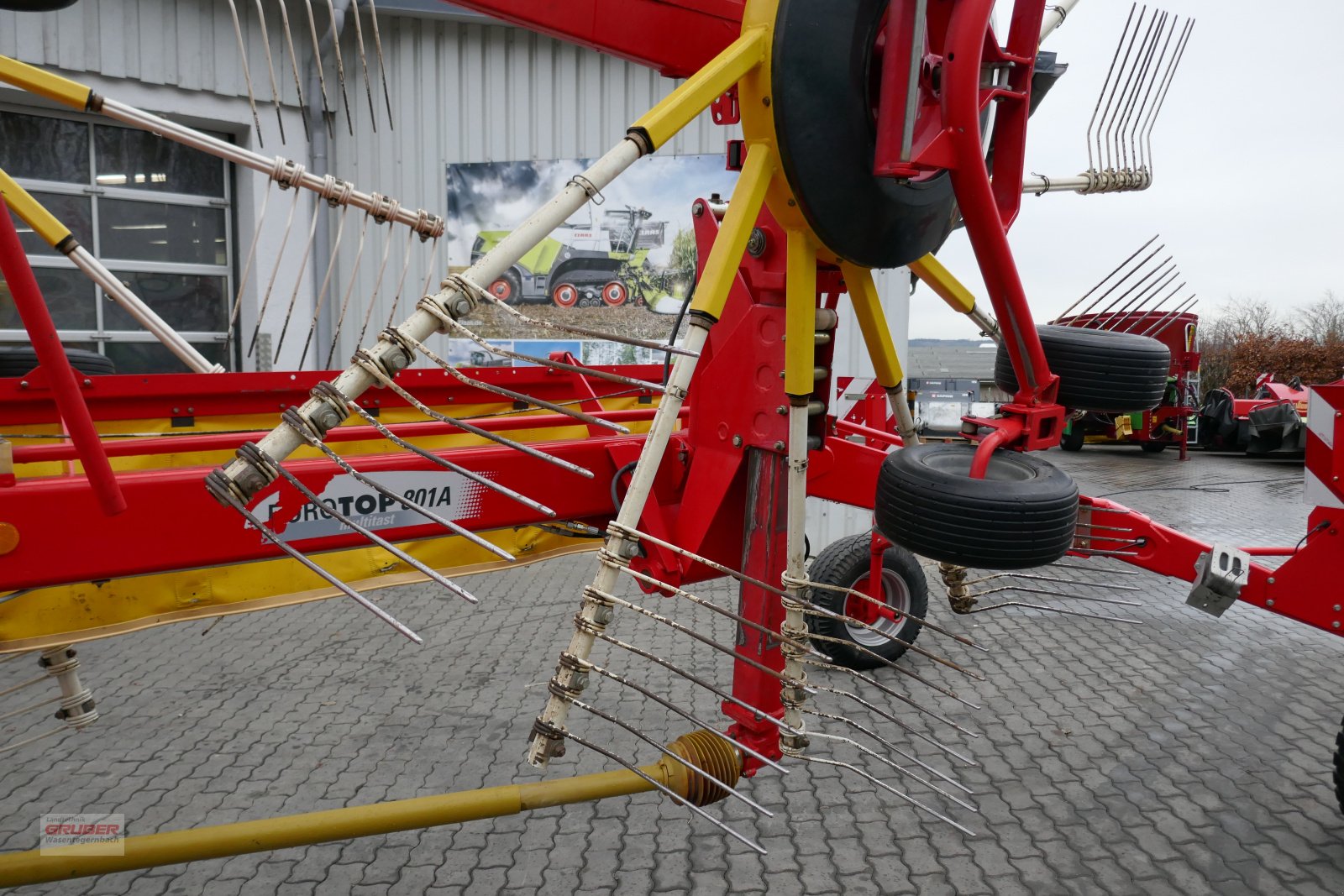 Schwader van het type Pöttinger Eurotop 801 A, Gebrauchtmaschine in Dorfen (Foto 8)